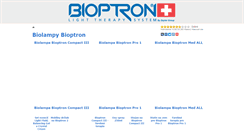 Desktop Screenshot of biolampabioptron.sk